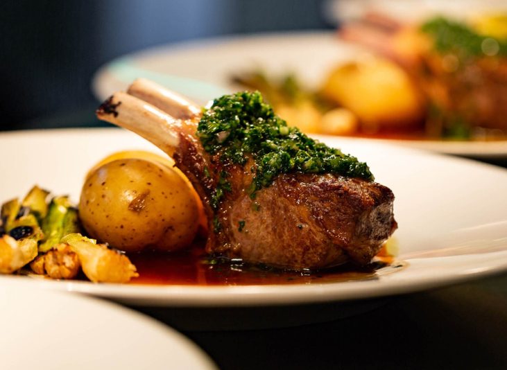 Exquisite food on a plate