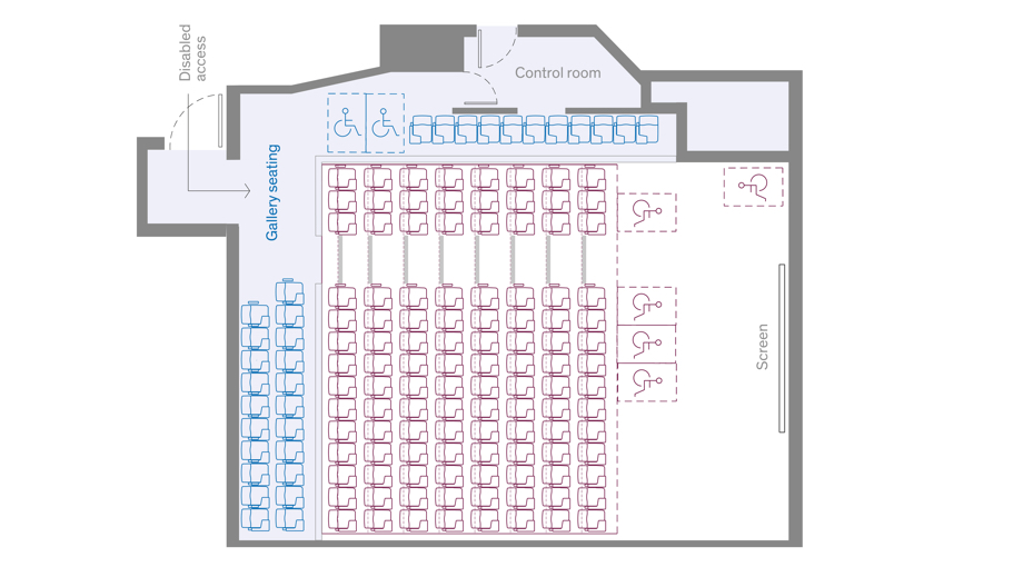 lecture theatre upper level